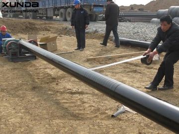 China 20 milipulgadas ennegrecen la cinta anti de la corrosión de la tubería para la tubería del agua del gas de aceite/subterráneo instalan tubos el embalaje proveedor