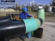 Cinta corrosiva anti y goma azules/del verde de la tubería de la cinta anti de la corrosión para el reborde proveedor